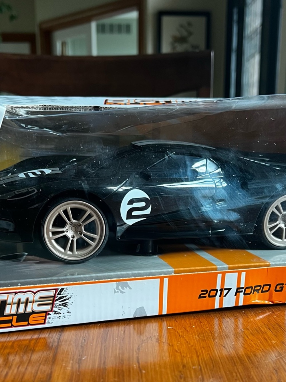Black 2017 Ford GT Die-Cast Race Car Toy - Brand Unspecified